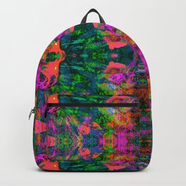 Nausea 1969 III (Ultraviolet) Backpack | Textile, Textiles, Ultravioloet, Pattern, Patterns, Psychdedelic, Abstract, Design, Painting, Uv 