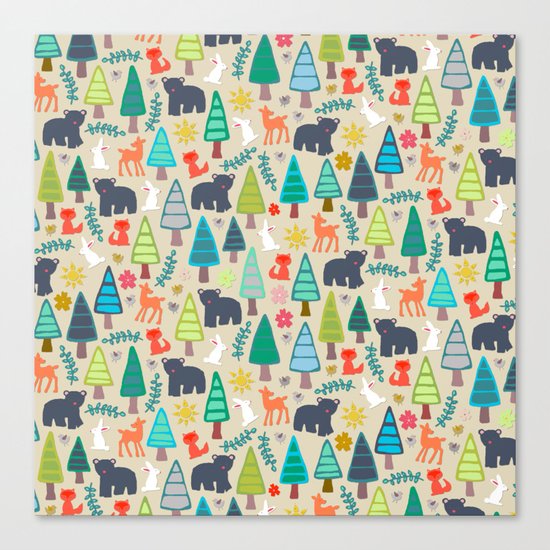 summer woodland Canvas Print