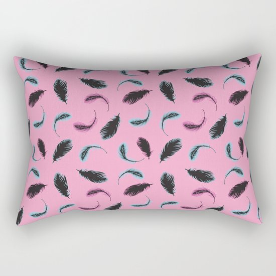 Feathers Forever Rectangular Pillow