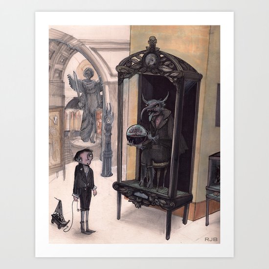 in the Museum Art Print