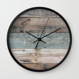 Old Wood Pattern Texture Acrylic Wall Clock Rustic Wood Cabin Country Wall Decor 
