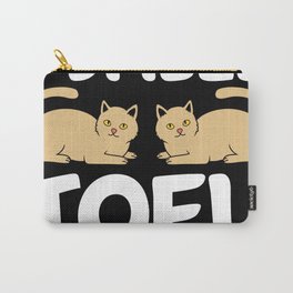 Funny I smell tofu Cat Vegan Animal Rights Carry-All Pouch