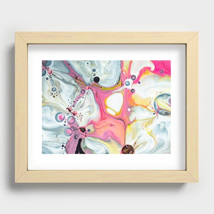 Acrylic Painting 06 Recessed Framed Print