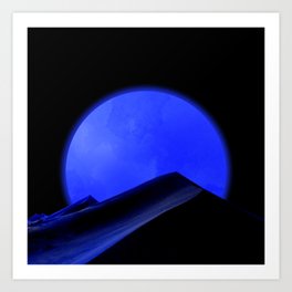 Blue Moon Release Art Print
