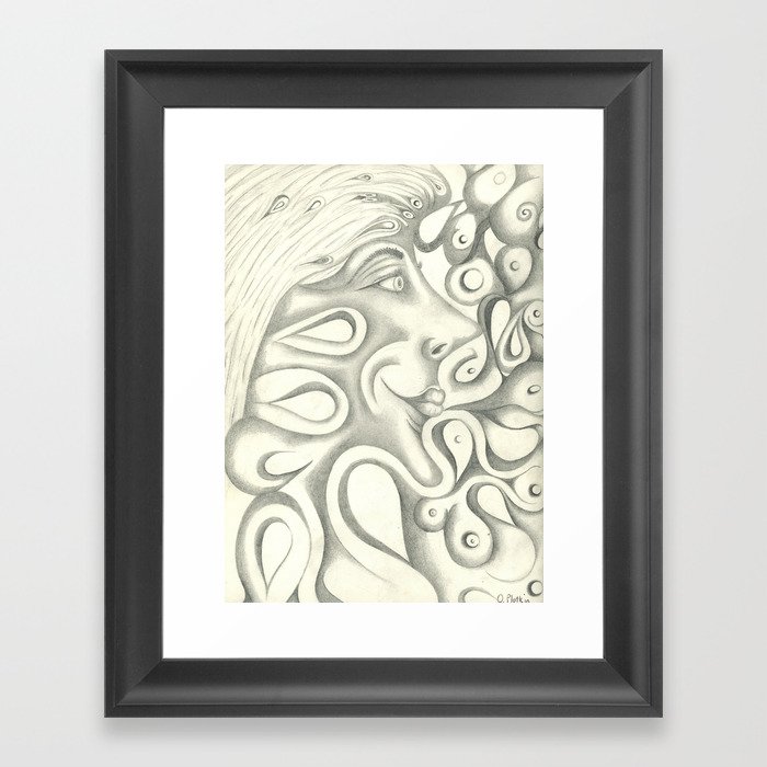 Swirls Framed Art Print
