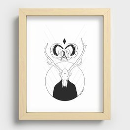 he'll make you king Recessed Framed Print