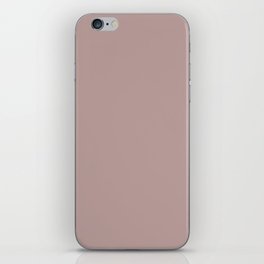 Dressy Rose dusty mauve pink solid color modern abstract pattern  iPhone Skin