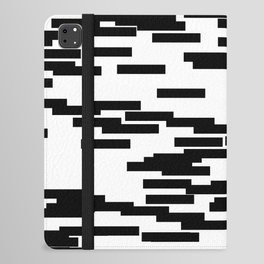 Brick Vintage Pattern in Black and White iPad Folio Case