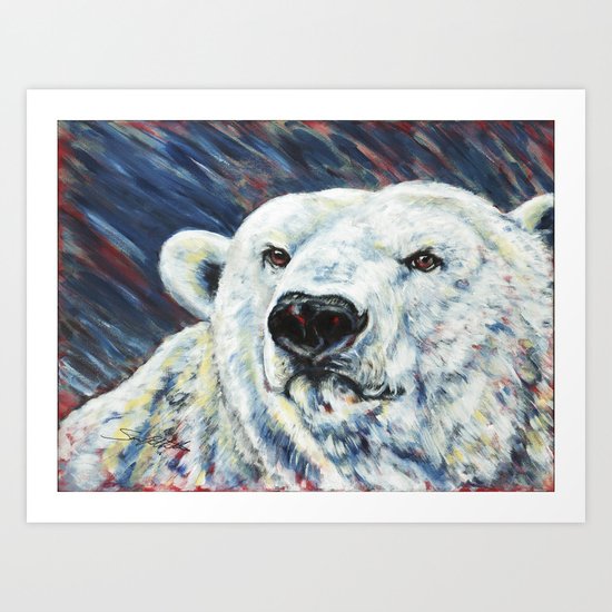 Polar Bear Art Print