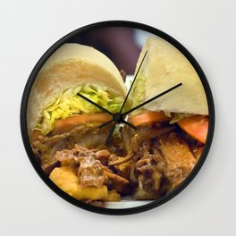 New Orleans Poboy Wall Clock