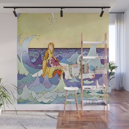 “Europa and the Bull” by Virginia Sterrett Wall Mural
