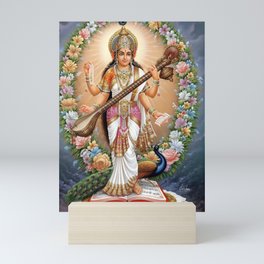 Goddess Saraswati Mini Art Print