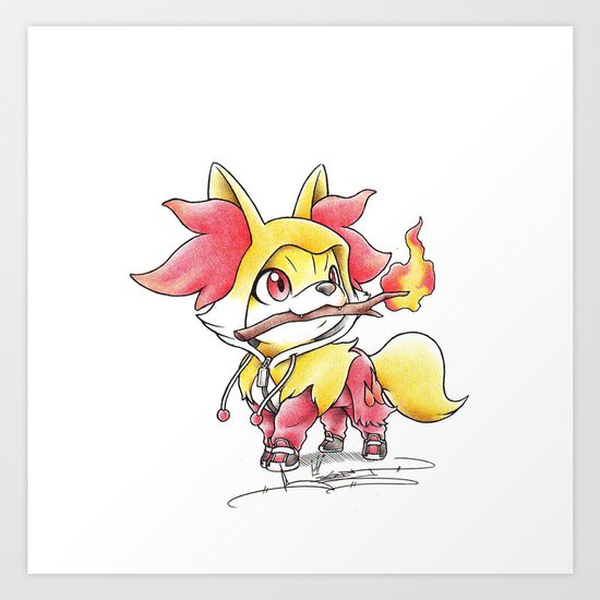 Flame Games Art Print