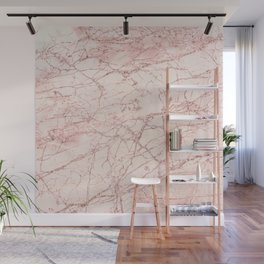 Rose Glitter Line Marble Collection Wall Mural