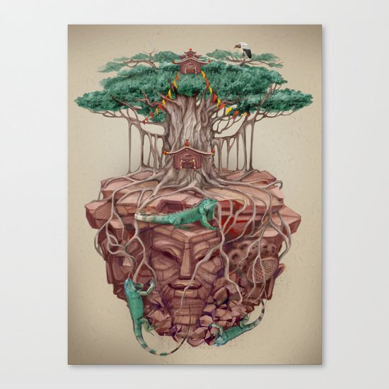 tree land Canvas Print