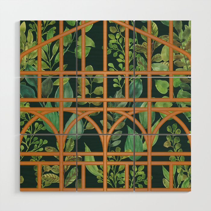 Victorian Greenhouse Wood Wall Art