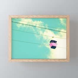 Pink Gondala Ride Framed Mini Art Print
