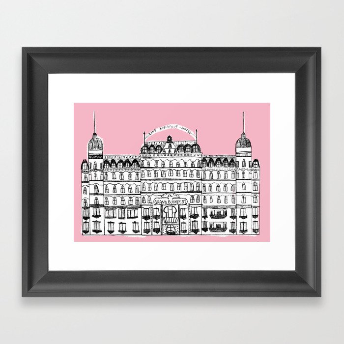 Budapest Hotel Framed Art Print
