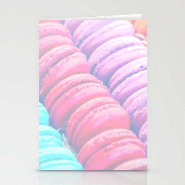 Macaron Cookies Stationery Cards