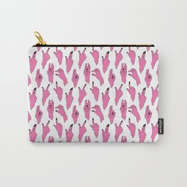 piggy pink swipers on www.white Carry-All Pouch