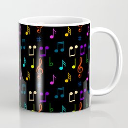 Colorful Music Notes Musician Musical Note Art
 Coffee Mug