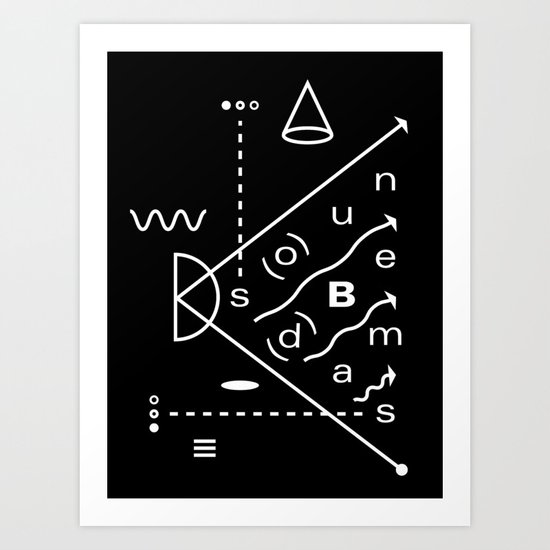 Soundbeams Art Print