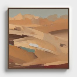 Earthy Horizons IV Framed Canvas