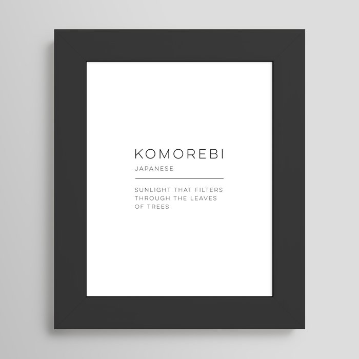 Framed Art Print