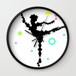Arabesque Under the Stage Lights Wall Clock