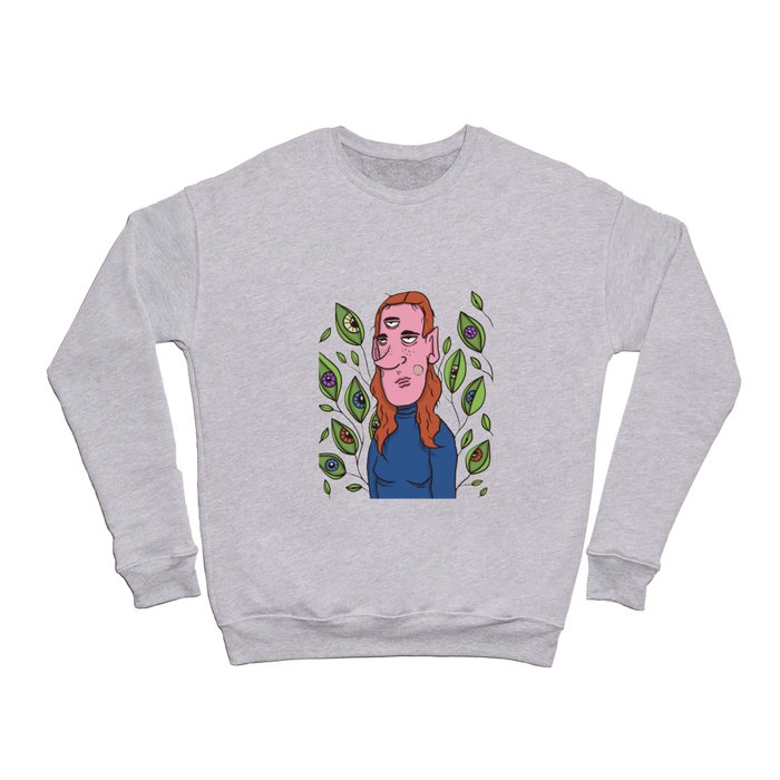 The plants have eyes Crewneck Sweatshirt