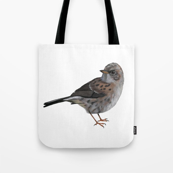 Dunnock Bird Tote Bag