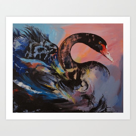 Black Swan Art Print
