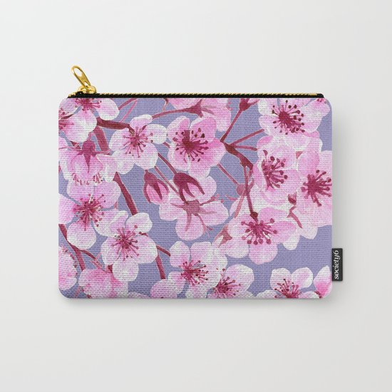 Cherry blossom pattern Carry-All Pouch