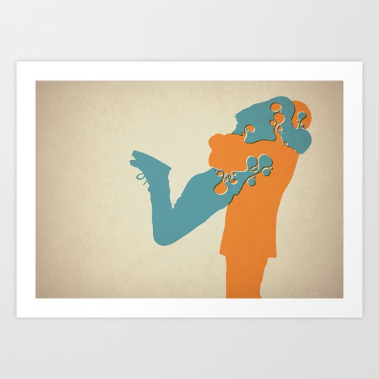 When Two Become One - Hug Art Print