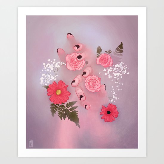 Flora Art Print