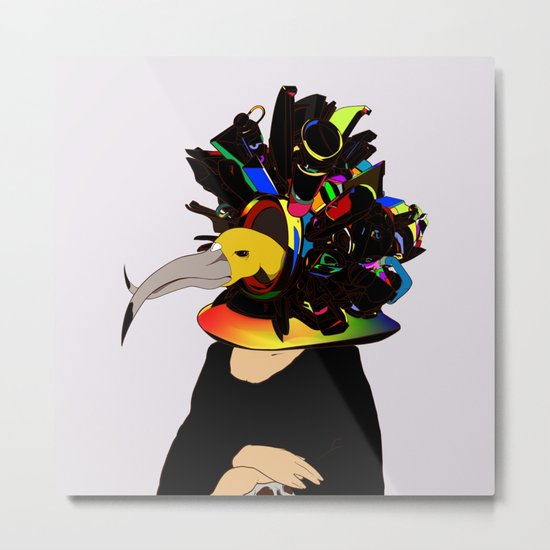 SHE IS PRISM Metal Print