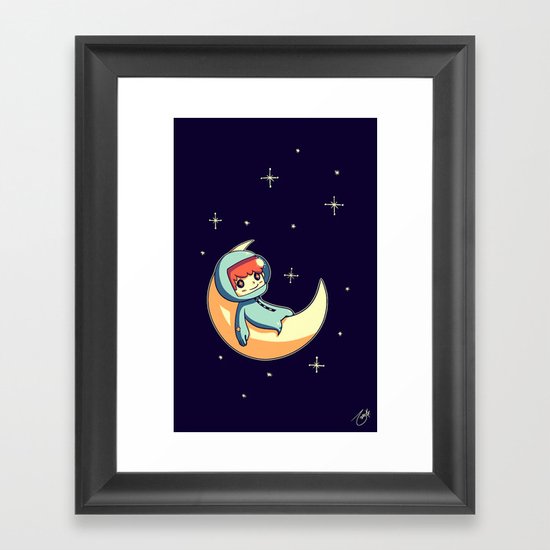 Silence Framed Art Print