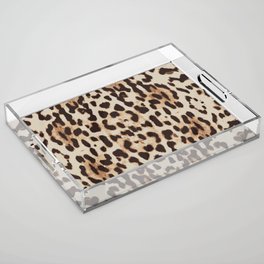 leopard print Acrylic Tray