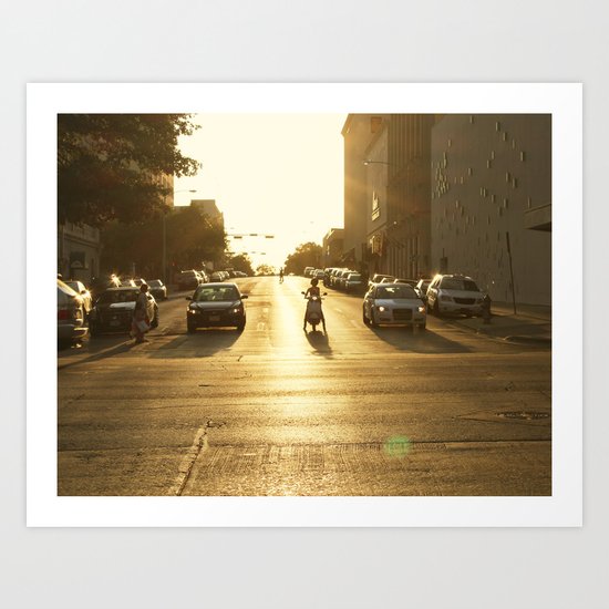 Almost Sunset Art Print
