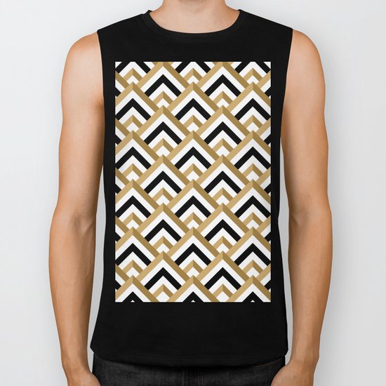 hill pattern Biker Tank