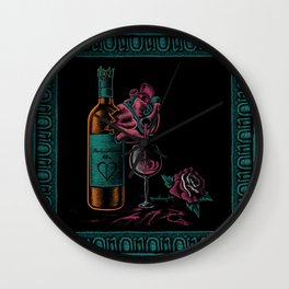 CODEINE - Broken Hearted Wine Wall Clock