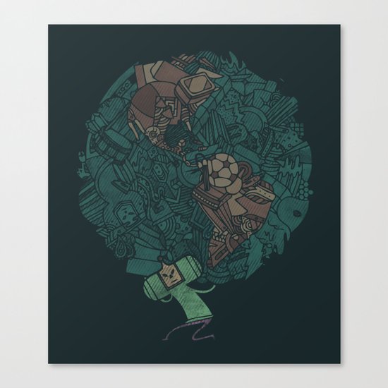 Prince Atlas Canvas Print