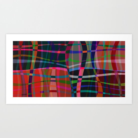 Wobble Weave Bold Art Print