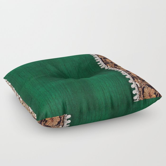 Green floor on sale pillows