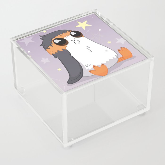 Space Puffin Cutie Acrylic Box