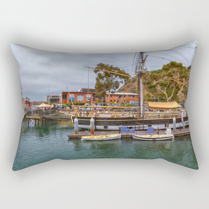 Dana Point Harbor 3 Rectangular Pillow