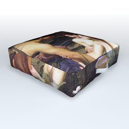 HYLAS AND THE NYMPHS - WATERHOUSE Outdoor Floor Cushion