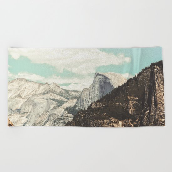 Half Dome Peek Beach Towel