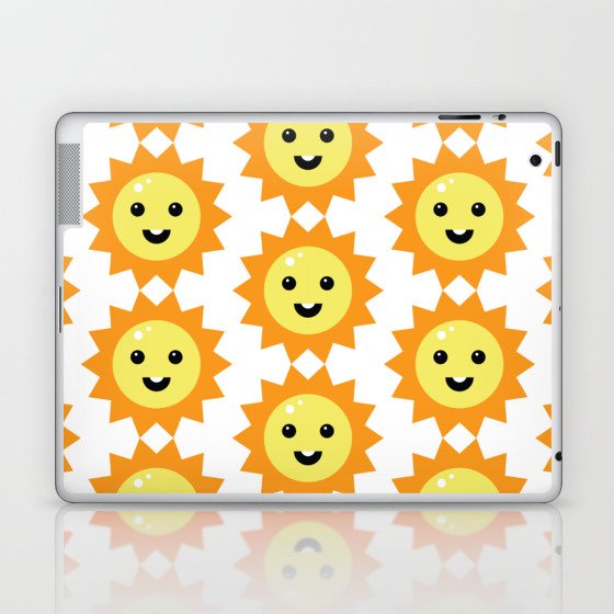 SUNSHINE SMILEY SMILES. Laptop & iPad Skin