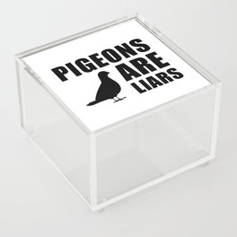 Pigeons Are Liars Acrylic Box